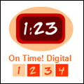 on time digital icon
